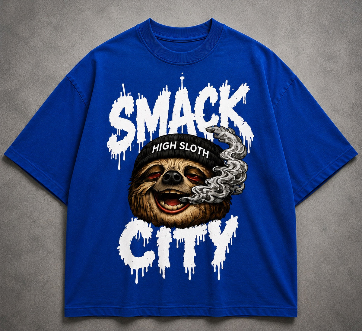 HIGH SLOTH — SMACK CITY TEE