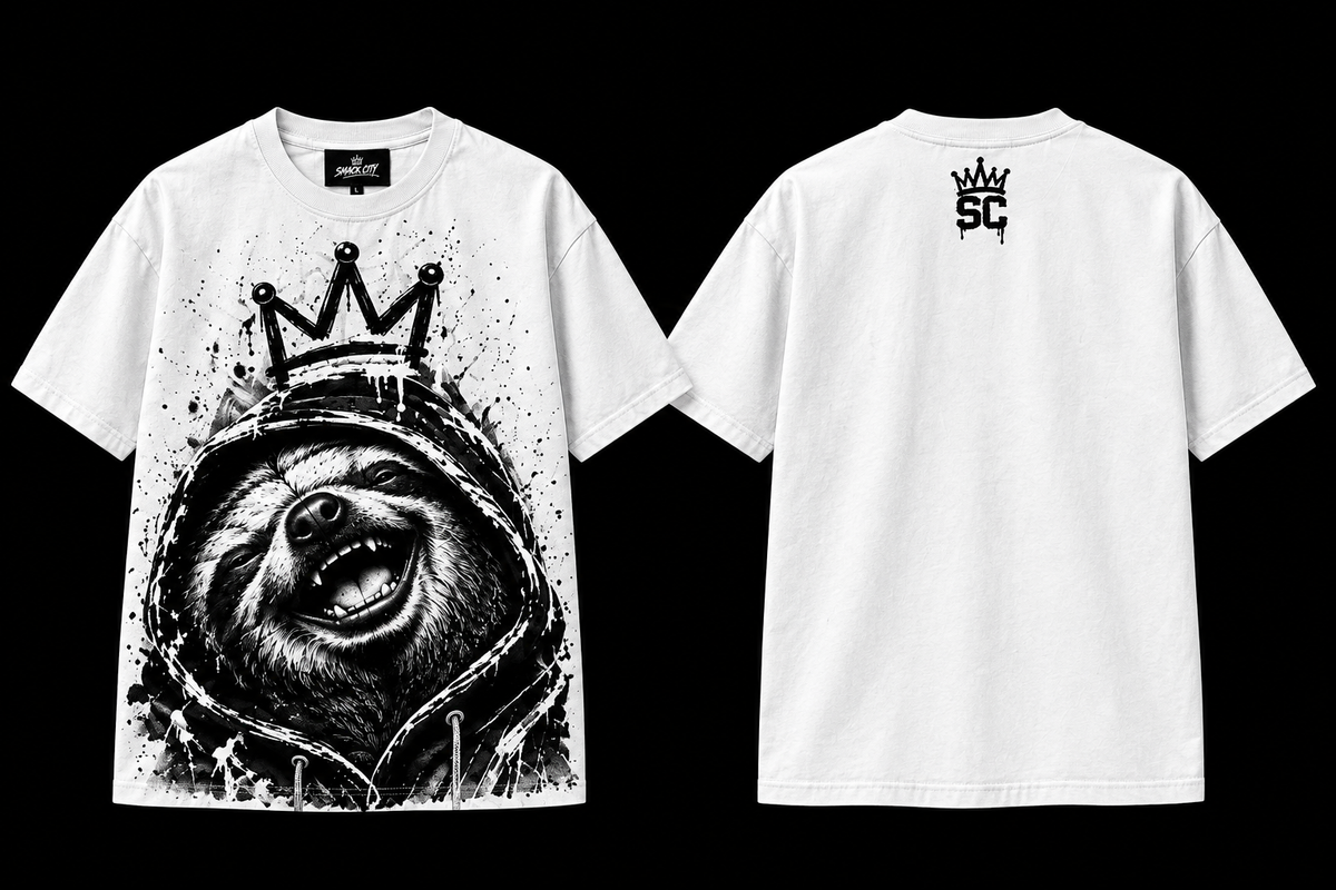 Smack City High Sloth Graphic T-Shirt