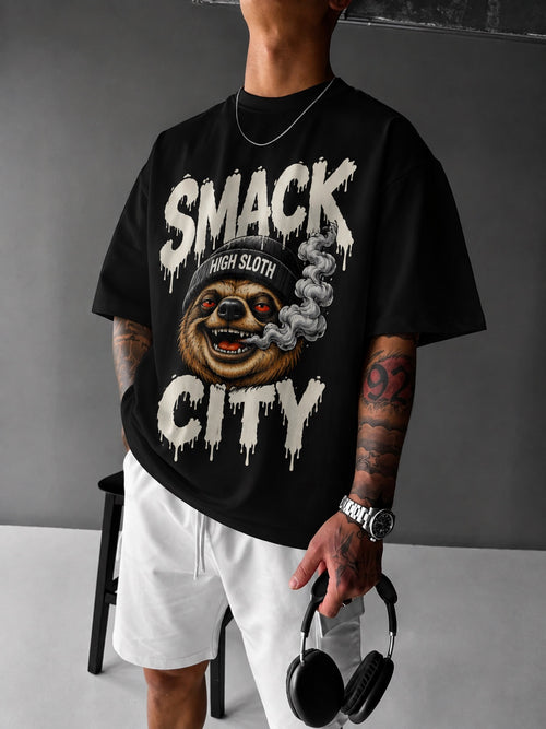 HIGH SLOTH — SMACK CITY TEE